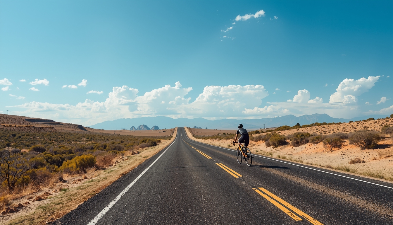 Purificationprpu open road cycling scene for mindful riding