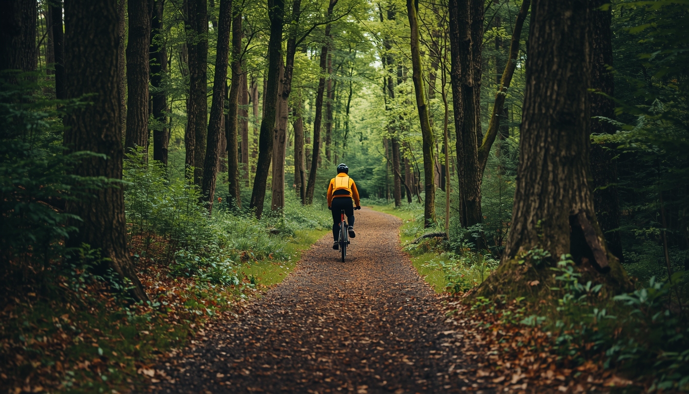 Purificationprpu forest path ride for meditative cycling